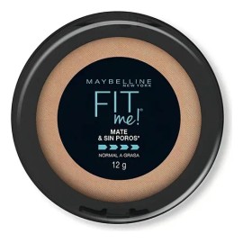 Polvo Compacto Fit Me Mate & Sin Poros 12g Maybelline