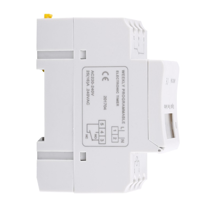 LCD Display Weekly Programmable Electronic Relay Time 16 ON and