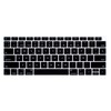 Spanish Language Black Keyboard Cover Compatible for MacBook Air 13