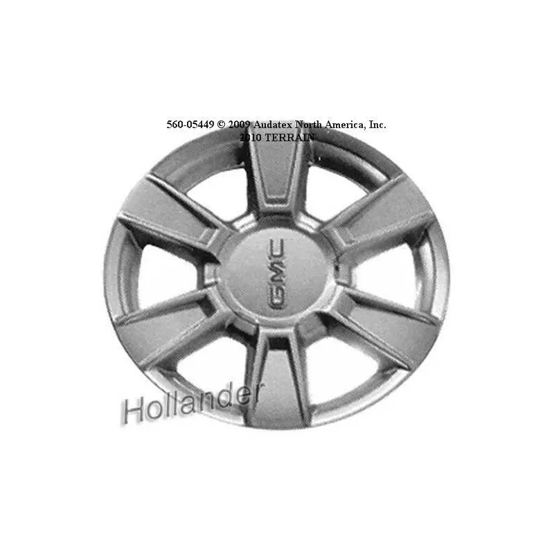 CCI (1) 17" CHROME SKIN LINER HUBCAP FITS 2010-2013 GMC