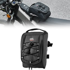 KEMIMOTO Motorcycle Front Frame Bag Waterproof Rack Bag Compatible with Surron,Super73,Talaria Electric Dirt Bike,Motocross,Dual Sport,Silver 1.6L