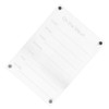 Operitacx Rewritable Message Board Dry Erase Boards For Fridge Weekly