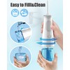 Nicefeel Hilo de agua inalámbrico, irrigador oral portátil para limpieza