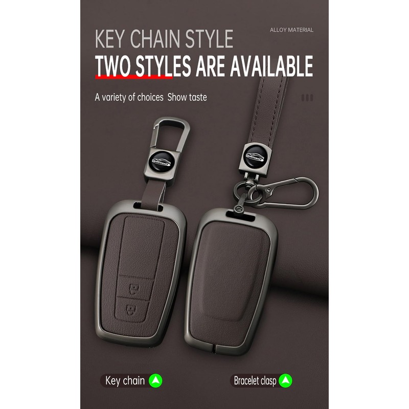 ontto 2 button Key Fob Cover Fit for Toyota 86