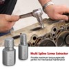 RIMKOLO 25-Piece Screw Extractor Set, Multi-spline Easy Out Extractors CR-MO