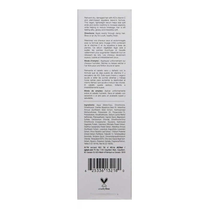 - Ag Hair Repair Serum - Sellador Fortalecedor De Vitamina