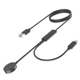 GYOKUYU [2 in 1 Charger] For Fossil Charge & Type C Charging Cable for Fossil Gen 6, Fossil Gen 5, Fossil Gen 4, Fossil Sport, Charging, Heavy Duty Charger, Charging Cable