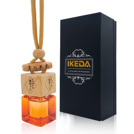 ikeda fragrance Car Air Fresheners 8ml Automotive Scents | 45-Days Long-Lasting Keep Fragrance | Automobile Hanging Diffuser Bottles | Remove Auto Odor Fresh Air for Men Home Deodorizer (Cherry)