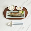 Casamia Bow) Oval Wood Tray L, Bow-Oval Wood Tray L