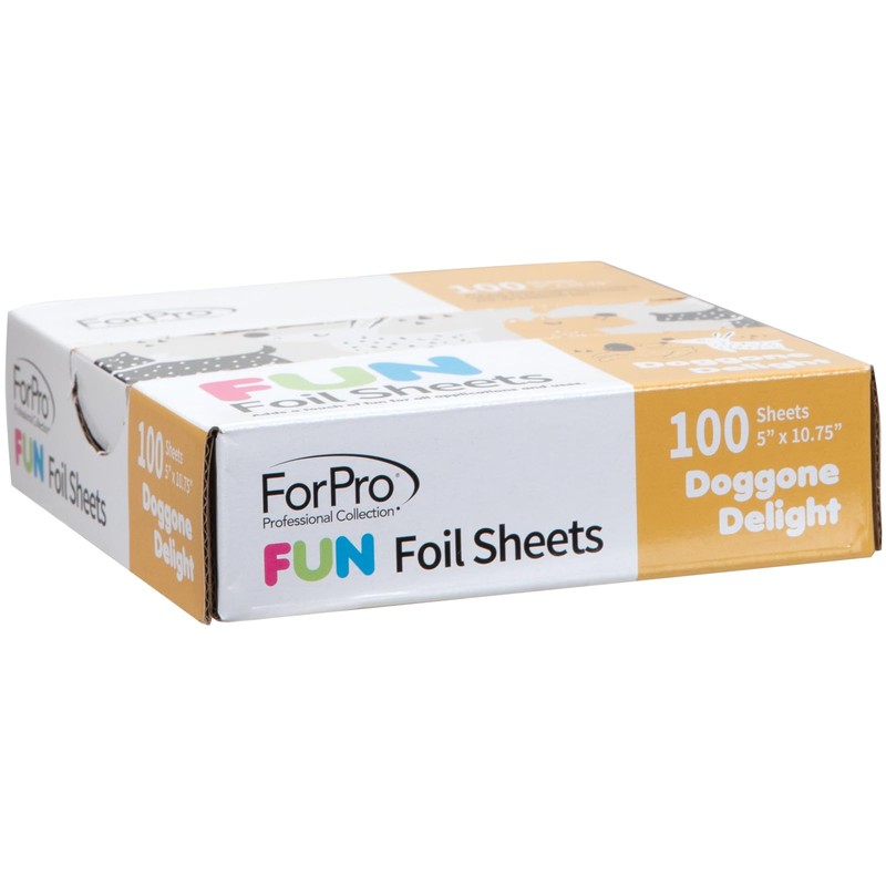 ForPro FUN Doggone Delight 5" Foil Sheets, Aluminum Foil, Pop-Up