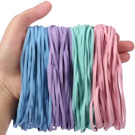 Mr. Pen- Large Rubber Bands, 100 Pack, Morandi Colors, Big Rubber Bands, Extra Large Rubber Bands, Rubber Bands Large, Long Rubber Bands Office Supplies, 7 Inch Rubber Bands