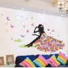DaraBaby Vinil Decorativo Infantil Hada Burbujas Sala Habitacion