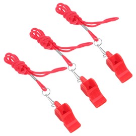 BESPORTBLE 3-Piece Emergency Whistle Kit Survival Whistle Pendant Compact Design for for Camping
