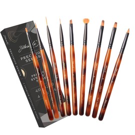 Nail Art Brush Set, Nail Brush, Nail Art Brush, Dot Pen, Paint Brush, Builder Glue Brush, Gel Nails, Delicate, 9 Piece Set