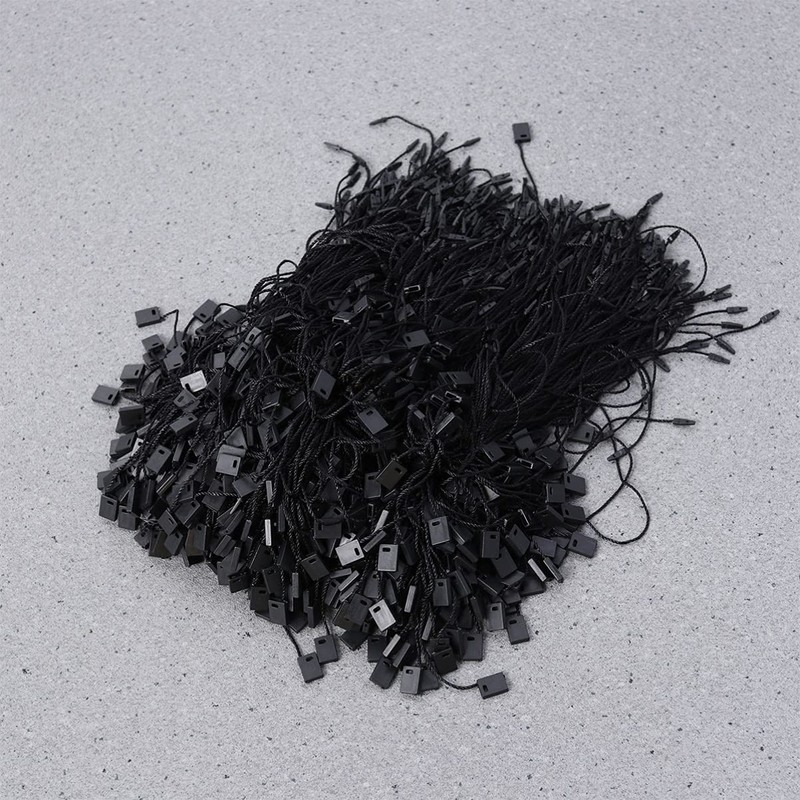 Healifty Pack of 950 Black Tag String Nylon Lock Black