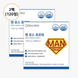 Renewmedi Manforce Forte Prostate Health Endurance Enhancement 2 Pack / 리뉴메디 맨포스 포르테 전립선 건강 지구력 강화 2팩