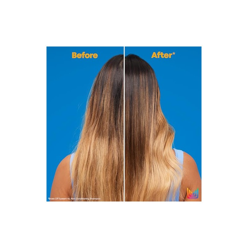 Matrix Brass Off Shampoo | Shampoo matizador azul para neutralizar
