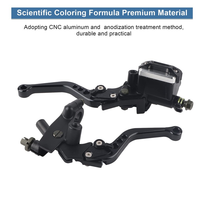 Pair of Motorcycle Handlebar Brake Levers, 7/8 Inch (22 mm)