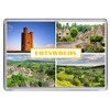 Cotswolds United Kingdom England Souvenir Acrylic Fridge Magnet (Standard: 70x45mm)