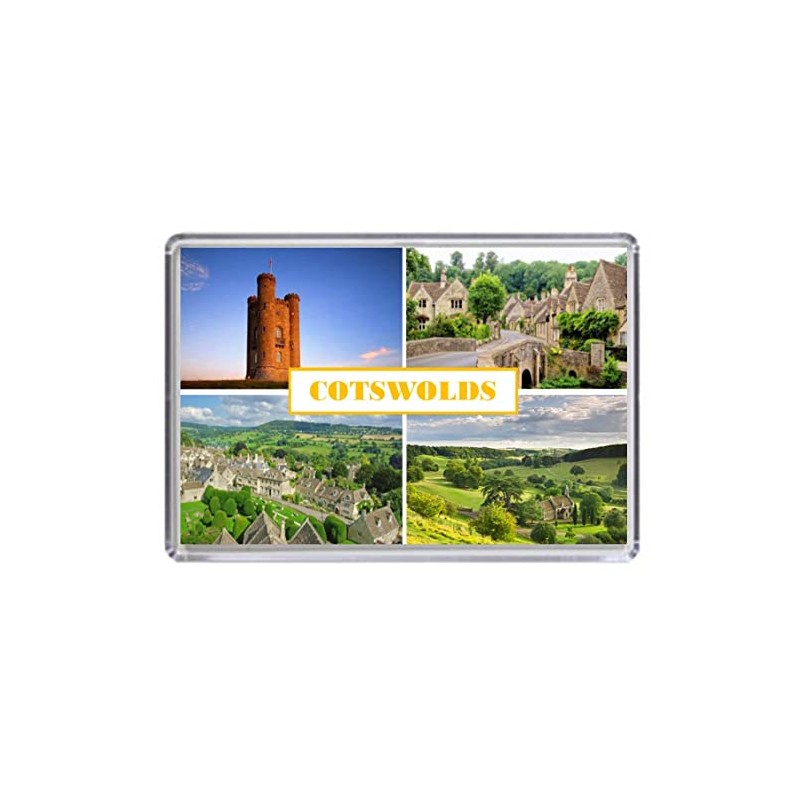 Cotswolds United Kingdom England Souvenir Acrylic Fridge Magnet (Standard: 70x45mm)