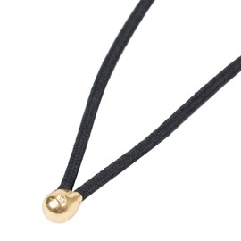 Elastic Menu Band Cord for Restaurant Cafe Menu and Vine List Cover 8 1/4 Inch (Black, 10)