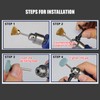 Micro Mini Electric Hand Drill 0.3-4mm Adjustable with 145pcs Accessories