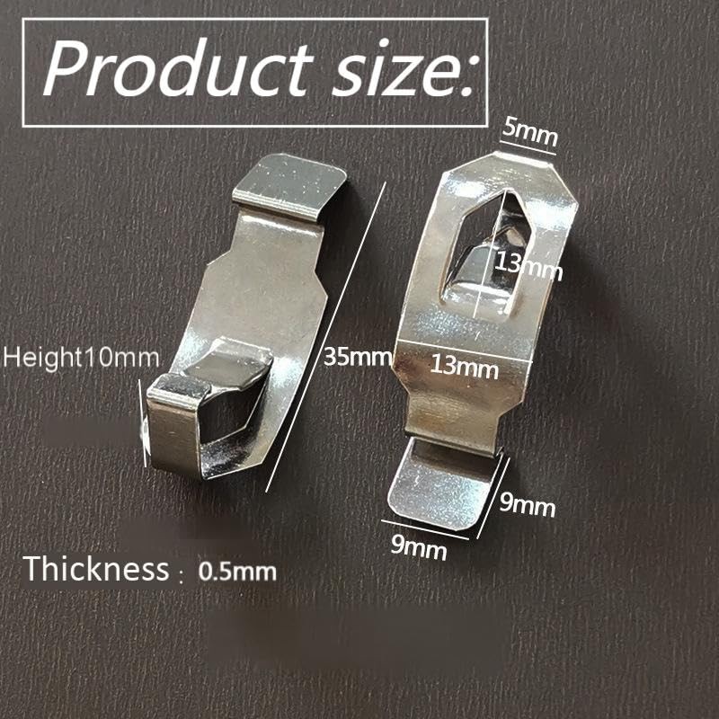 12 PCS Picture Frame Clips – Metal Spring Turn Clips