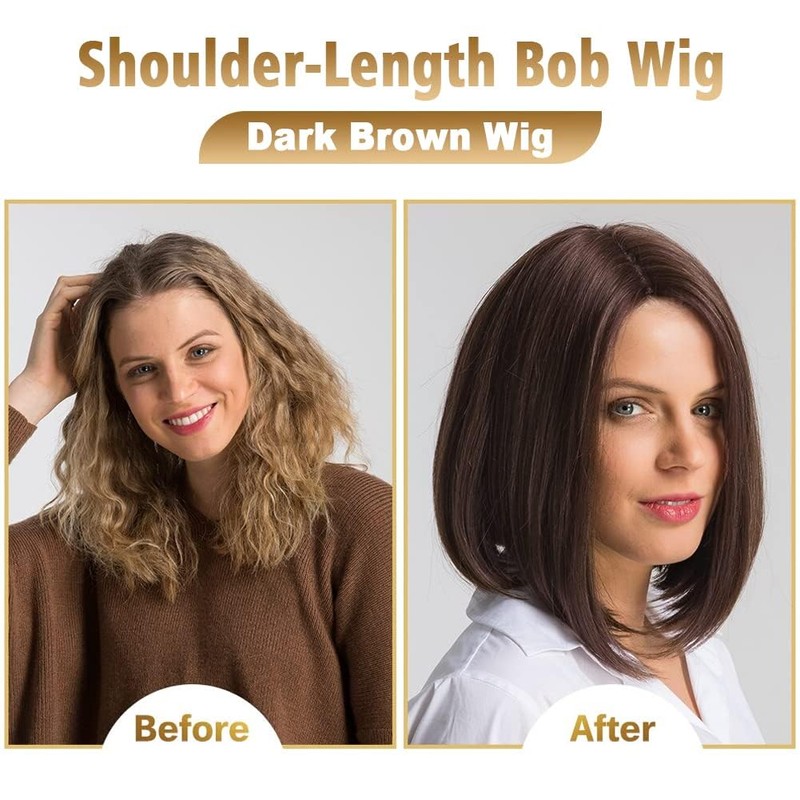 Brown Long Wig for Women