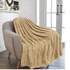 RayyanLinen Waffle Honey Comb Throw Blanket Super Soft Luxurious Versatile