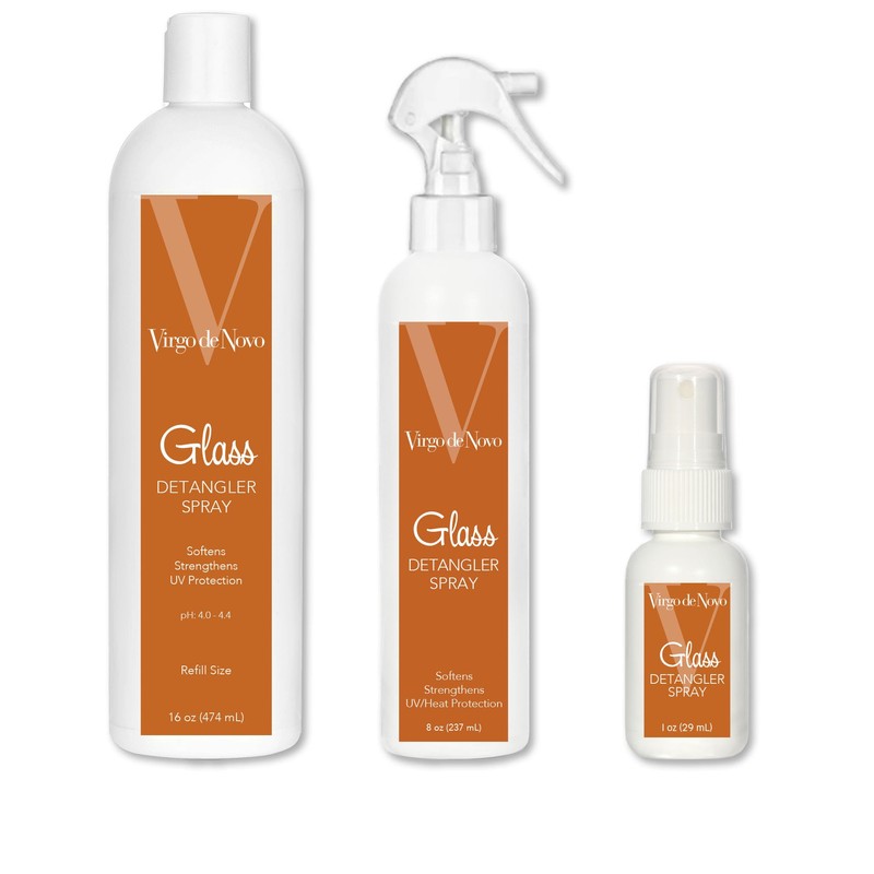 Virgo de Novo Professional Haircare Glass Detangler Spray 8 oz