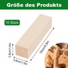 Carving Wood, Pack of 10 Basswood Wooden Blocks for Carving,