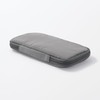 MUJI Gadget Pouch Slim, gray, One size