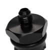 Billet Black Aluminum Valve Cover Oil Cap w/-10 AN Fitting