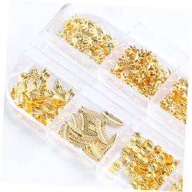 Healeved 12grid Metal Sea Star Nail Patches Manicure Stickers Metal Nail Art Decor Sea Theme Sticker