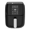 CULINARY CHEF 3L / 3.2-qt Digital Control Air Fryer, Black,