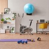MyGift Wall Mounted Single Large Stability Ball Holder, Burnt Solid