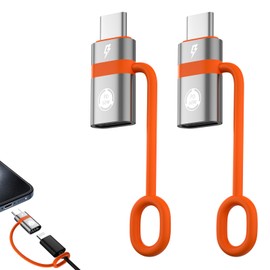 Liaoan USB C to Li-gh-tning Adapter, PD60W Fast Charging and Data Transfer, USB C Plug to IP Female Adapter, Compatible with 17/17 Plus/17 Pro Max Phones, Does not Support Headphone and OTG Functions