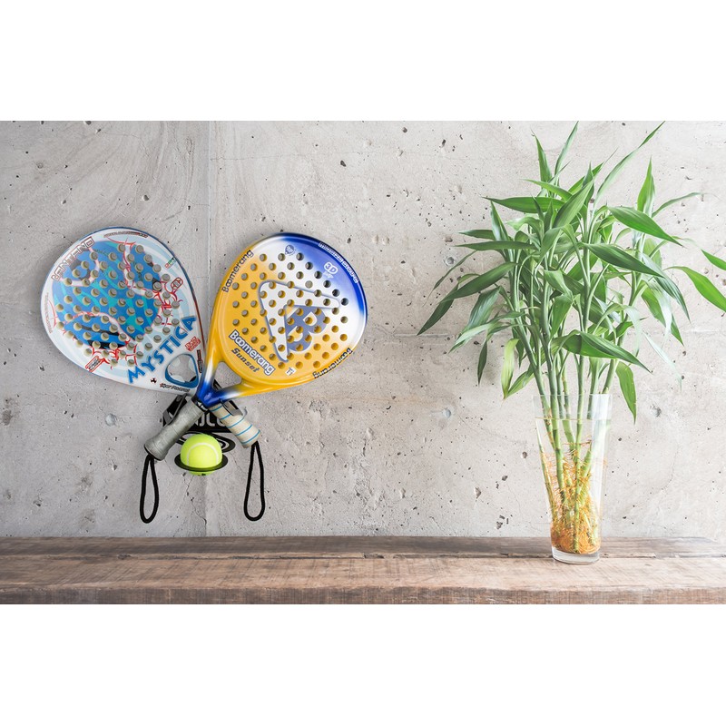 Support Padel Tennis Racquet (100% Steel), white