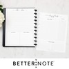 BetterNote Keeping Track Refill Pages for Discbound Notebook, Habit Tracker,