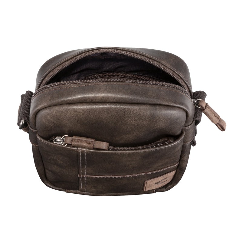 camel active Laos Herren Umhängetasche Crossbody Bag Klein Braun
