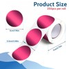 Embossing Stickers 2" Round Labels Rose Red Foil Blank Stickers