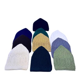 rolezyum Kufi Hats for Men, Muslim hats for Men, Taqiyah, Cufi, Kufe, islamic prayer cap, cufi, kufi, islamic kufi 10 Pcs