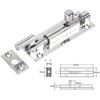 Dzina Barrel Bolt Necked 100mm (4 inch x 1 inch)-Pack
