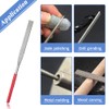 Mesee 10 Pieces Mini Diamond Needle File Set 150 Grit