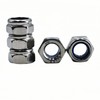 M8 x 1.25mm Nylon Insert Hex Lock Nuts, 304 Stainless