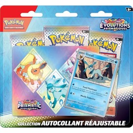 Pokémon TCG: Scarlet & Purple Readjustable Sticker Collection - Prismatic Evolutions - Givrali (1 Glossy Promo Card & 3 Boosters)