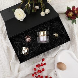 BoxSkivra 4 OZ Black Crinkle Paper Shredded Paper for Gift baskets Filler Paper Shred for Gift Wrapping Crinkle Cut Paper Shred Filler for Easter Basket Grass, Christmas, Birthday, Mother's Day