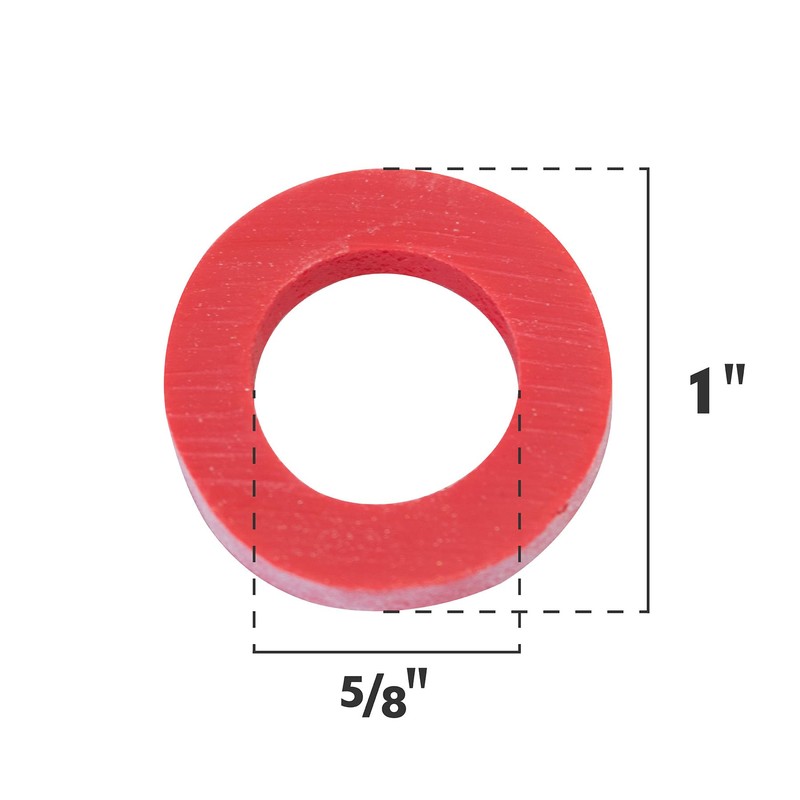 Korky 901BP Garden Hose Washers, Red