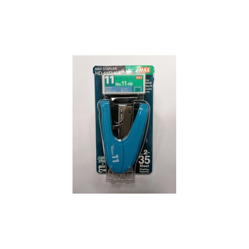 Max Vaimo 11 Flat HD-11FLK Stapler – Light Blue