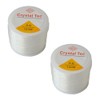LISSION Clear Bead Cord, Elastic String for Bracelets 0.6mm, 2